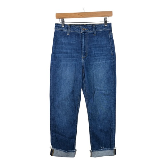 Joe's Women's The Jane High Rise‎ Straight Crop Denim Blue Jeans Size 27 - Picture 2 of 10